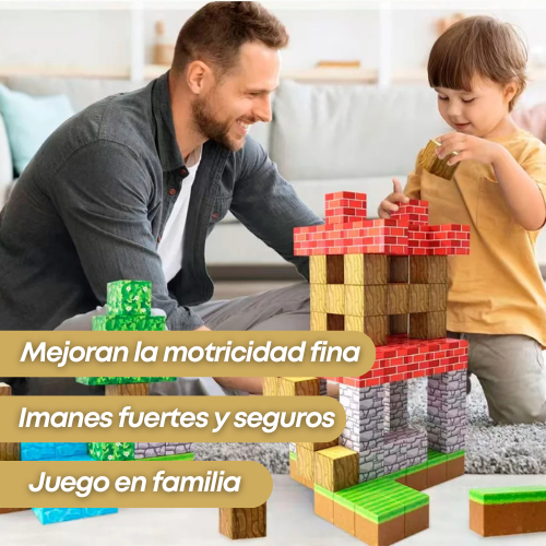 Bloques Magneticos de minecraft - 50%OFF solo por HOY!